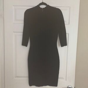 Rebecca Minkoff Elegant Black Long Sleeve Dress